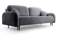 Szara Sofa CARI 230cm Welur - różne kolory