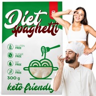 MAKARON BEZGLUTENOWY KONJAC BŁONNIK wegański Cheat Meal KETO Spaghetti 400g