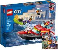 LEGO City 60373 Łódź strażacka + Katalog LEGO 2024