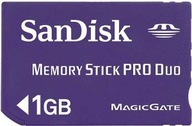 KARTA SanDisk MEMORY STICK Pro DUO 1 GB OKAZJA!
