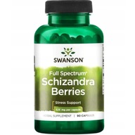 Swanson Schizandra Berries Citrón čínsky 525 mg Pečeň Stres 90 kaps