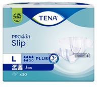 Plienkové nohavičky TENA Slip Plus so zapínaním na suchý zips pre seniorov L 30 ks