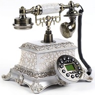 Retro klasyczny telefon stacjonarny