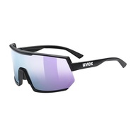 Okulary przeciwsłoneczne UVEX Sportstyle 235 black mat/mirror lavender OS