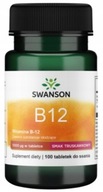 SWANSON VITAMIN B-12 1000 + Kyselina listová B12