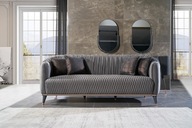 sofa RITZ 2-osobowa salon 4 poduszki w zestawie styl glamour