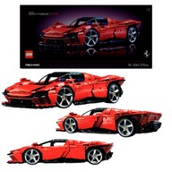 LEGO Technic Czerwony Samochód Auto Ferrari Daytona 42143 + Bonusy