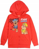 Mancs Őrjárat PIROS PULÓVER KAPUCNIVAL, CIPZÁRRAL 98-AS MÉRET R705E