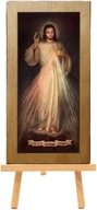 MAJK Ikona religijna JEZUS MIŁOSIERNY JEZU UFAM TOBIE 9 x 17 cm Mała