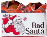 Cellar Door Bad Santa - Mydlo v kocke tabak, čierna malina, vanilka 142 g