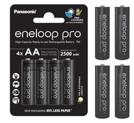 AKUMULATORKI ENELOOP PRO AA 2500 mAh 4x FOTO/LAMPY