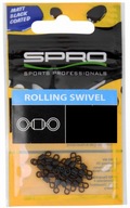 SPRO MATTE BLACK ROLLING SWIVEL ROZM.5