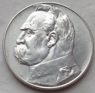 5 złotych - JÓZEF PIŁSUDSKI - 1938 - srebro