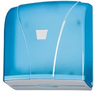 Pojemnik dozownik podajnik na ręczniki papierowe ZZ niebieski HIGI24
