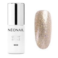 NEONAIL Baza Hybrydowa GLITTER EFFECT BASE GOLD TWINKLE 7,2 ml