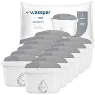 Wessper PROTECT filtr do wody do dzbanek filtrujący do twardej wody 12x