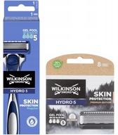 Súprava na holenie WILKINSON Hydro 5 Skin 9x Náplne + Rukoväť/stroj