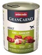 Animonda GranCarno wołowina kroóik i zioła 12x800g