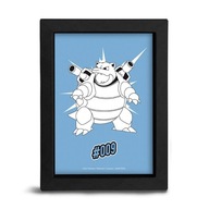 POKEMON - FRAME KRAFT 15X20CM - POP COLOR - BLASTOISE