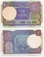 INDIE 1 RUPII 1991 P-78Ag UNC