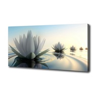Foto obraz veľký na plátne Lotosový kvet 100x50 cm