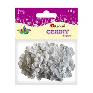 CEKINY OKR.9MM/14G BIAŁE LO10 5907437689929