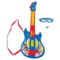 Elektryczna gitara z mikrofonem i okularami Psi Patrol