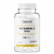 Witamina C 1000 mg 120 k. ANTYOKSYDANT, ODPORNOŚĆ