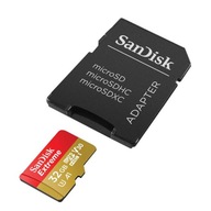 Karta Sandisk microSDHC 32 GB EXTREME + ADAPTER SD