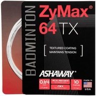 Naciąg do badmintona ZyMax 64 TX - set ASHAWAY Biały