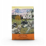 TASTE OF THE WILD High Prairie Puppy 12,2 kg - bizon i pieczony jelenie
