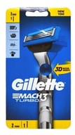 Gillette Mach3 Turbo Maszynka + 2 wkłady