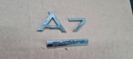 A7 4G EMBLEMAT logo NAPIS bonnet boot rear part A7 QUATTRO