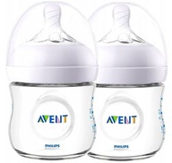 2 x Butelka AVENT Natural 125ml + Smoczek 0m