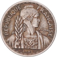 Moneta, FRANCUSKIE INDOCHINY, 10 Cents, 1941