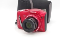 CANON POWERSHOT SX150 IS (czerwony) -mało używany-bdb.stan-nie przegap