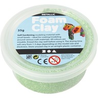 Hmota Foam Clay Metalická zelená 35 g Creativ - Dánsko
