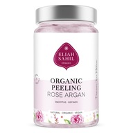 BIO Vyhladzujúci peeling Ruža & Argan Body & Hair organic & vegan 256g Elia