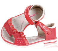 Amrantové sandále elegantné profilované suché zipsy 31