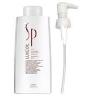 Wella SP Luxe Oil Keratin Protect szampon regenerujący 1 l + Pompka Wella