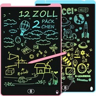 [2 Pack] 12 cali Kolorowy LCD TABLET GRAFICZNY TABLICA DO RYSOWANIA + RYSIK
