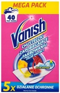 Vanish Chusteczki Color Protect Zapobiegajace Farbowaniu 40 szt