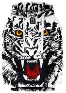 Detská mikina s kapucňou White Tiger 152 HIT