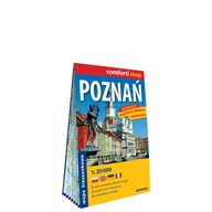 Poznań; kieszonkowy laminowany plan miasta 1:20 000