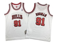 Strój koszykarski nr č. 91 Rodman Bulls Jersey, 140-152