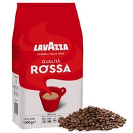 LAVAZZA Qualita Rossa- Mieszanka palonych ziaren - kawa ziarnista 1 kg