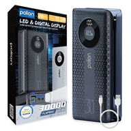 Powerbank POLION Gyorstöltés 22.5W 30000mAh USB-C USB-A PD3.0 QC3.0