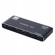 Rozbočovač HDMI 2.0 PAWONIK JL-4K0104D čierny