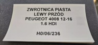 otoč čepu levý předek PEUGEOT 4008 12-16 1.6