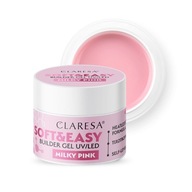 Claresa Stavebný gél SOFT&EASY builder gel milky pink 45g